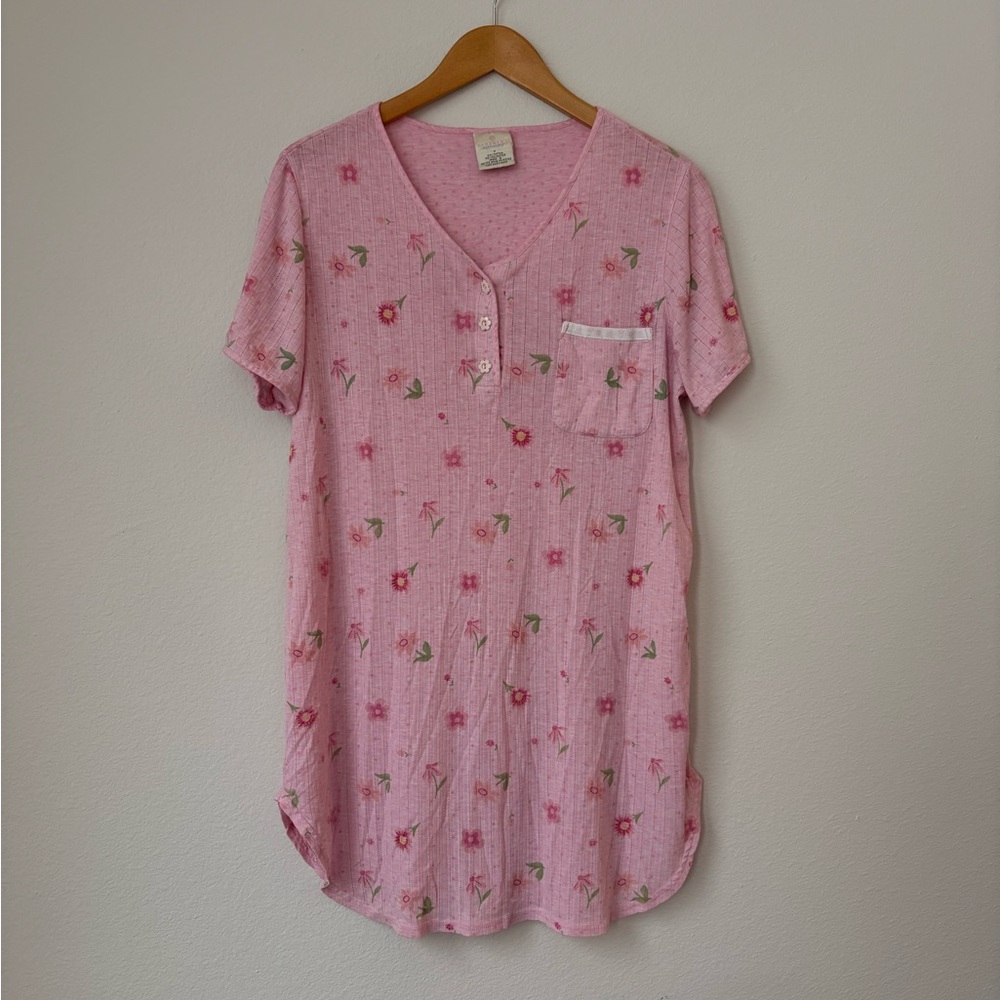 Partners Intimates Paisley Cottagecore Breathable Floral Print Nightgown size M